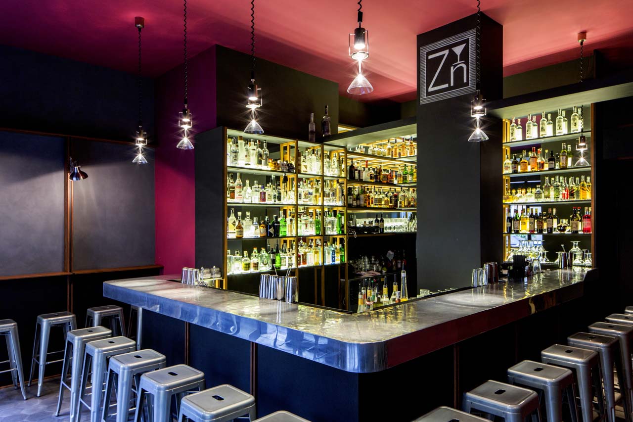 kitchen zinc bar